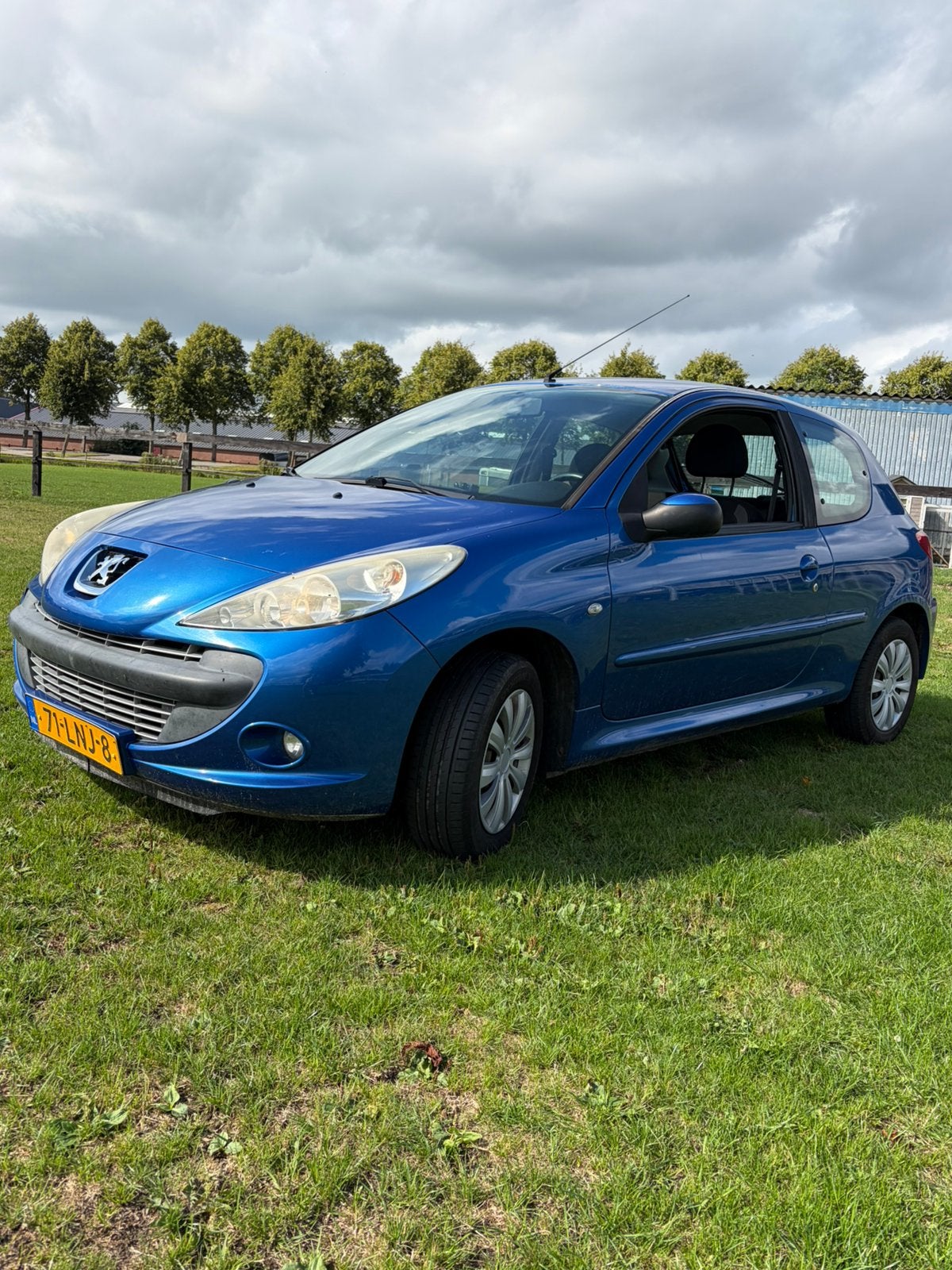 Peugeot 206+ 1.4 3D 2010 Blauw, Voorwielaandrijving, 206+, 4 cilinders, Blauw