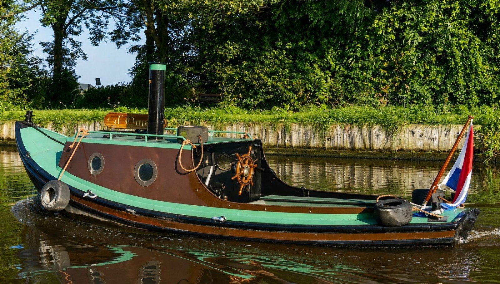 vlet opduwer, Watersport en Boten, Motorboten en Motorjachten, Gebruikt, Binnenboordmotor, Diesel, Vlet