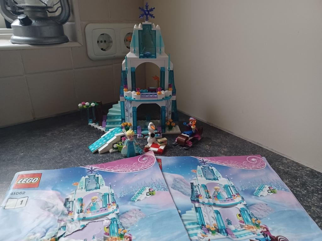 Lego 41062 Elsa's fonkelende ijskasteel, Compleet, Lego, Friends, Ophalen of Verzenden
