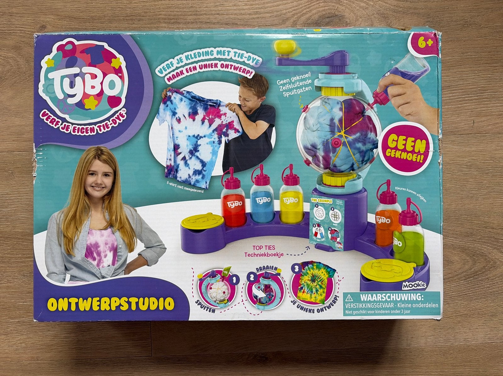 TyBo Ontwerpstudio - Verf je eigen Tie-Dye kleding, Ophalen of Verzenden, Nieuw, Knutselen