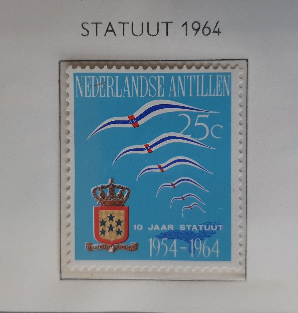 1964 Nederlandse Antillen 10 jaar Statuut v. h. Koninkrijk, Ophalen