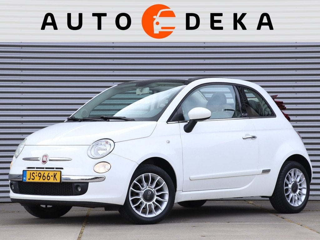 Fiat 500 C 1.2 Lounge *Airco*Parkeersens.*Bluetooth*, Euro 5, Gebruikt, 4 cilinders, Cabriolet