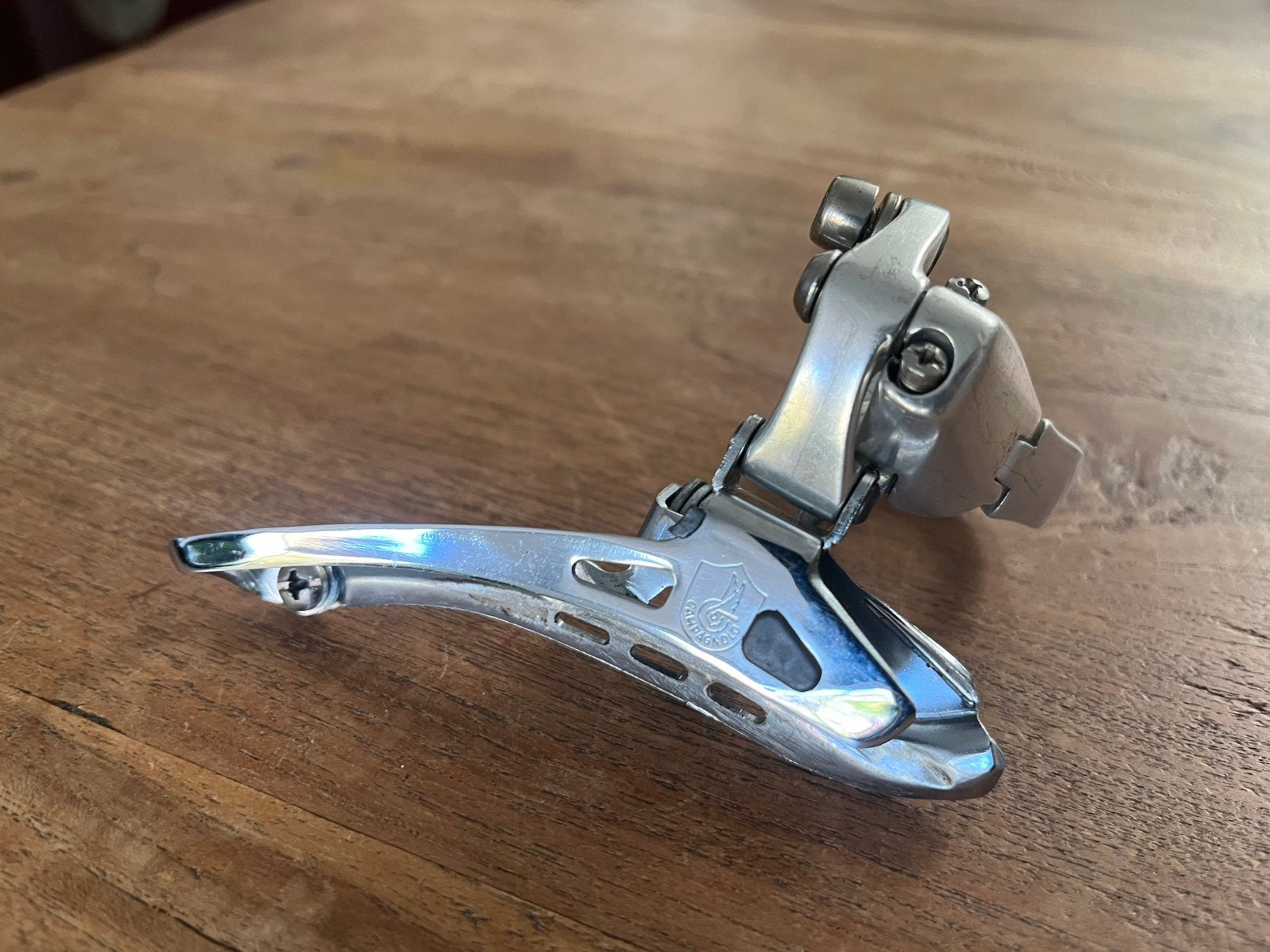 Campagnolo Centaur voor derailleur 9sp dubbel klemb 35mm geb, Fietsen en Brommers, Fietsonderdelen, Gebruikt, Ophalen of Verzenden