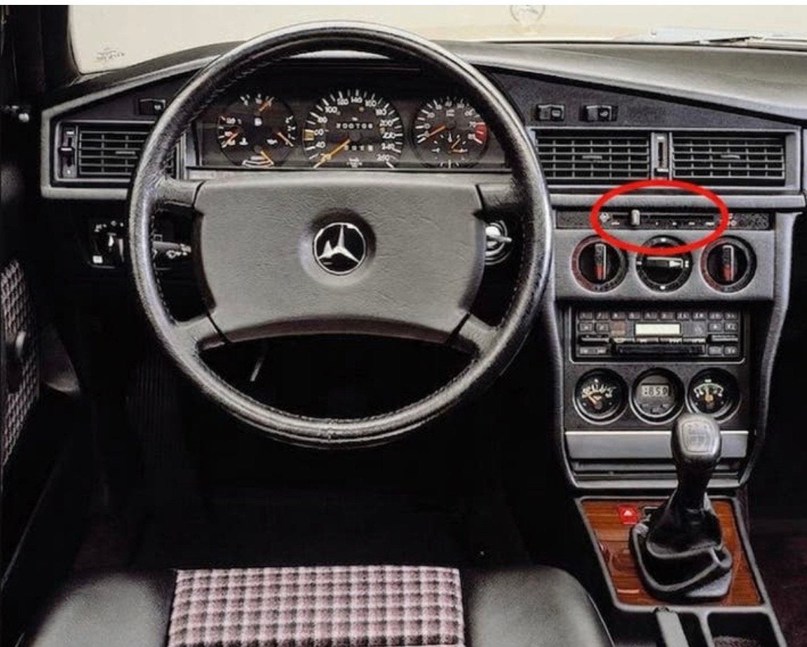 Mercedes w201 190 temperatuurschakelaar knop, Ophalen of Verzenden, Nieuw, Mercedes-Benz