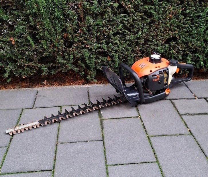 Timberpro HT260 Heggenschaar benzine 45cm blad, Tuin en Terras, Ophalen of Verzenden, Gebruikt, Benzine, Timberpro