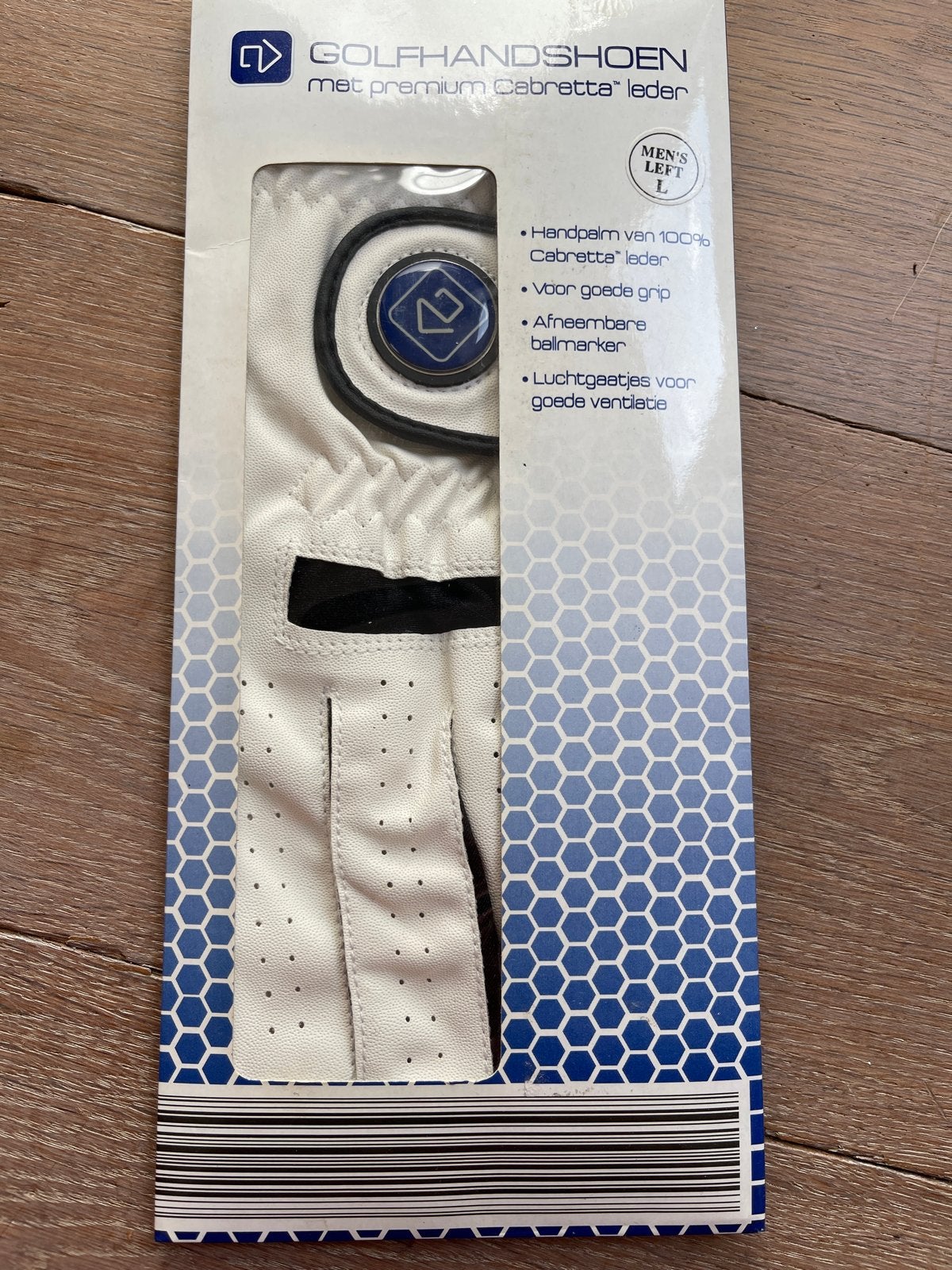 Golfhandschoen met premium Cabretta leer - Maat L (links), Verzenden, Nieuw, Overige typen, Overige merken