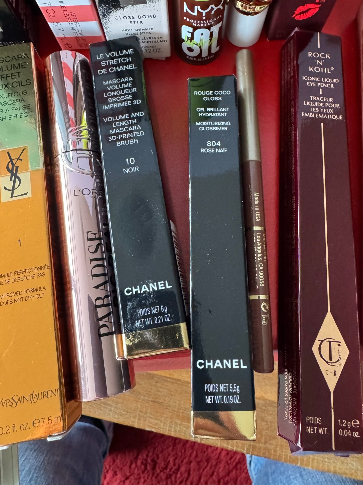 Diverse make-up producten: mascara, lipgloss, eyeliner, Overige kleuren, Gehele gezicht, Nieuw, Ophalen of Verzenden