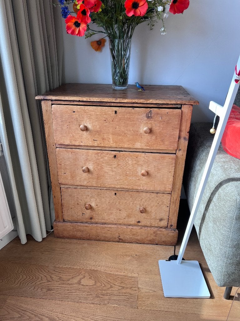 Houten kastje, Ophalen, Gebruikt, Minder dan 50 cm, 5 – 50