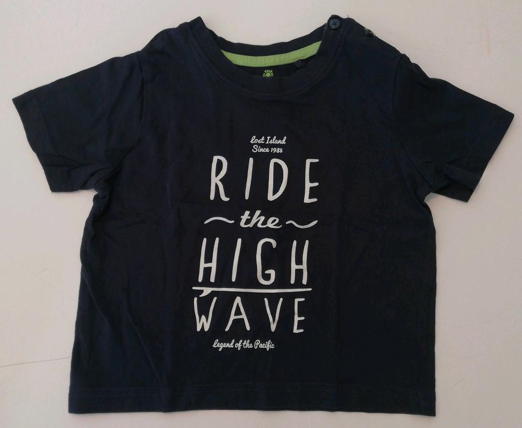 Lupilu diep donkerblauw shirtje maat 86/92, Kinderen en Baby's, Babykleding | Maat 86, Ophalen, Meisje, Zo goed als nieuw, Lupilu