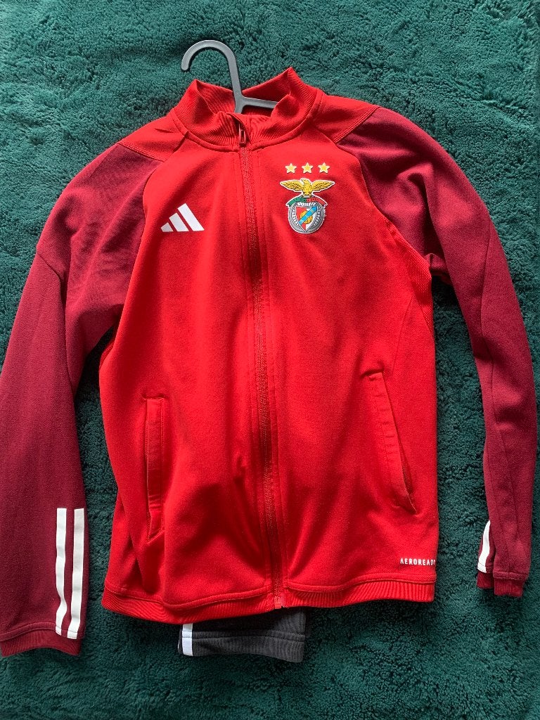 Adidas Benfica Trainingspak, Sport en Fitness, Maat XS of kleiner, Ophalen of Verzenden, Zo goed als nieuw, Trainingspak
