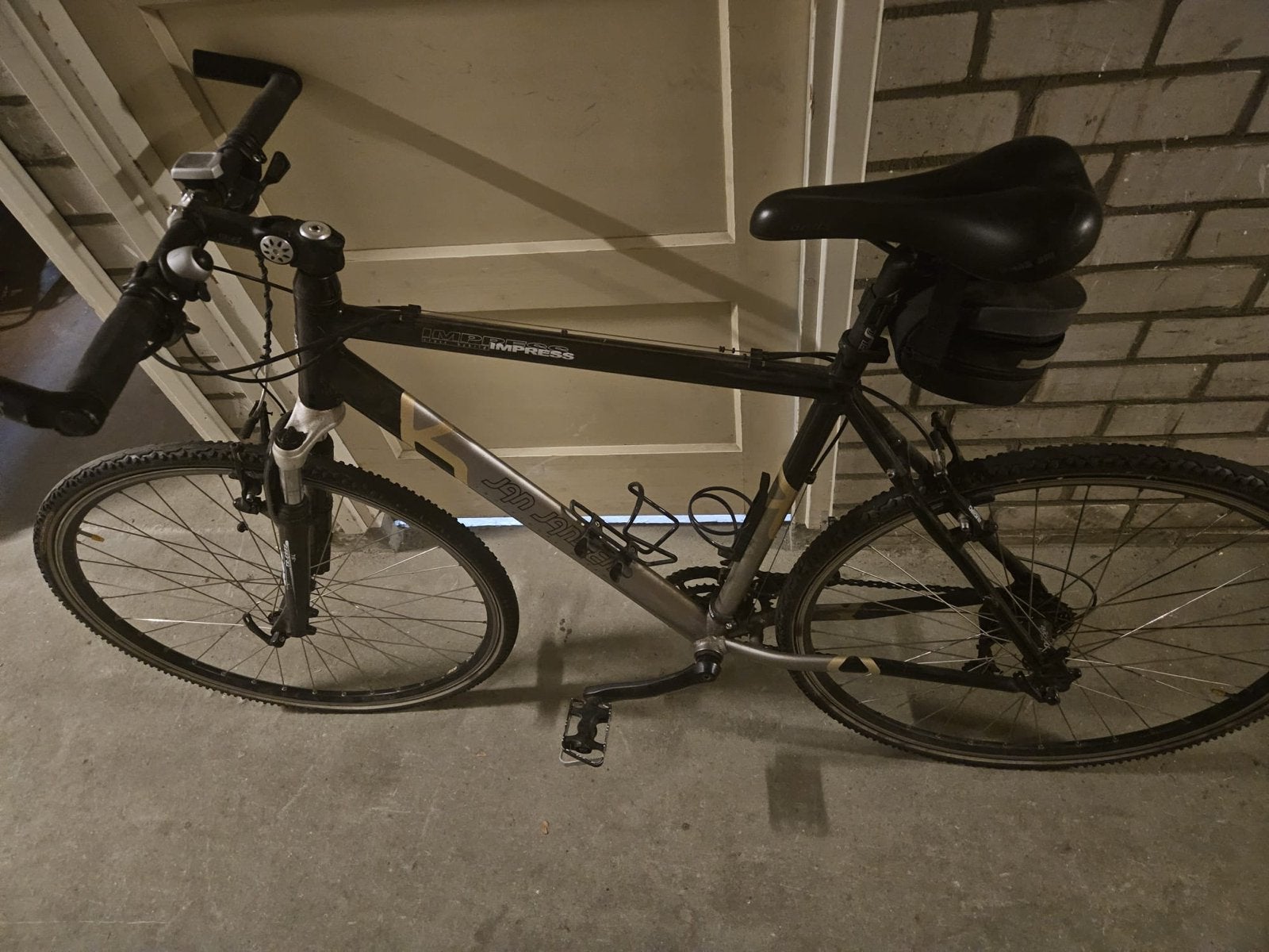Jan Janssen Impress Cross Hybrid Fiets, 28 inch, Gebruikt, Vering, Velgrem