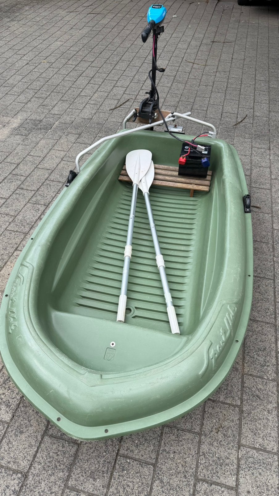 BIC sport bootje met ETM Azure 36 fluistermotor en 40ah accu, Ophalen, Gebruikt