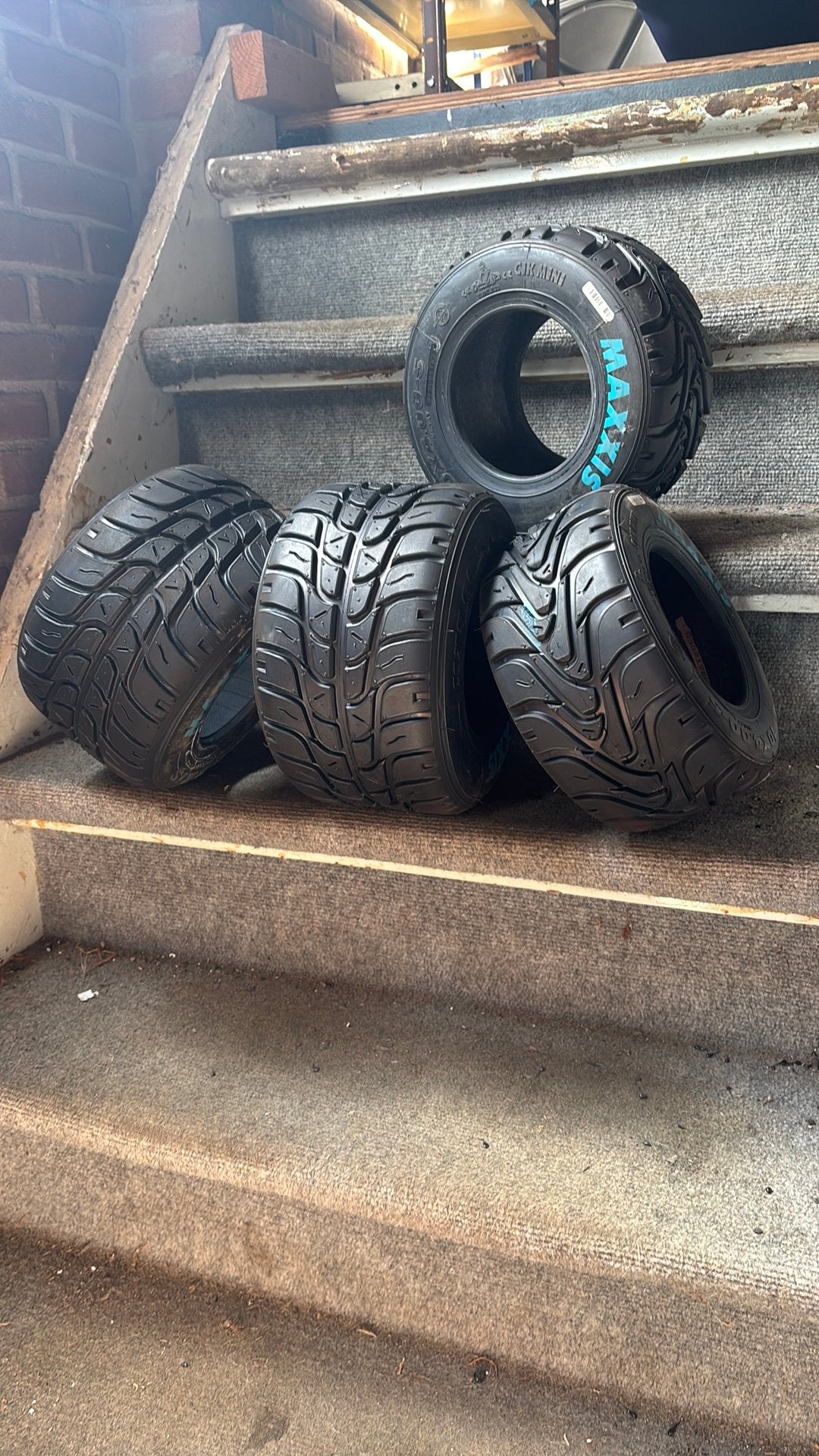 Nieuwe Maxxis kartbanden mini, Ophalen, Zo goed als nieuw