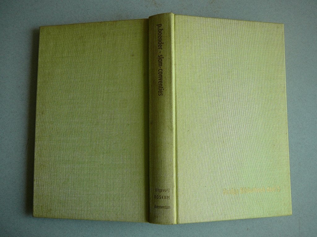 P. Boender, slam-conventies, Ophalen of Verzenden