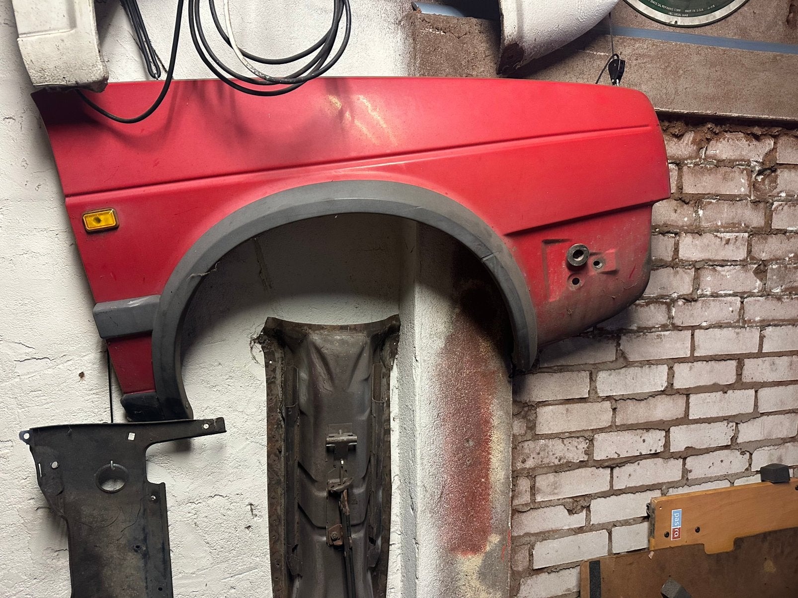 originele VW Golf 2 voorschermen, Ophalen, Voor, Bumper