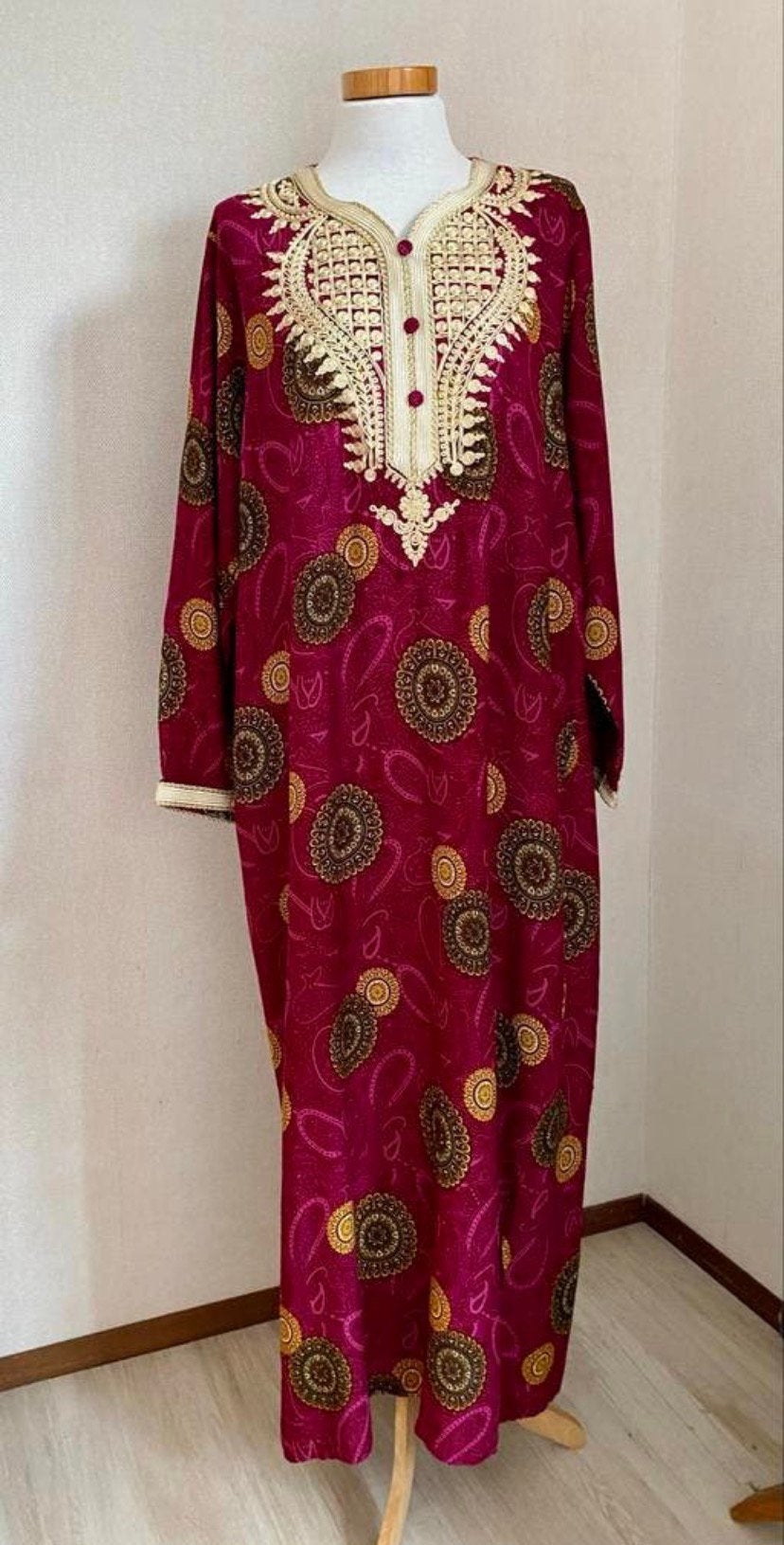 Prachtige Maxi Jurk | Mille Miels | maat XL(42), Maat 46/48 (XL) of groter, Nieuw, Ophalen of Verzenden, Rood