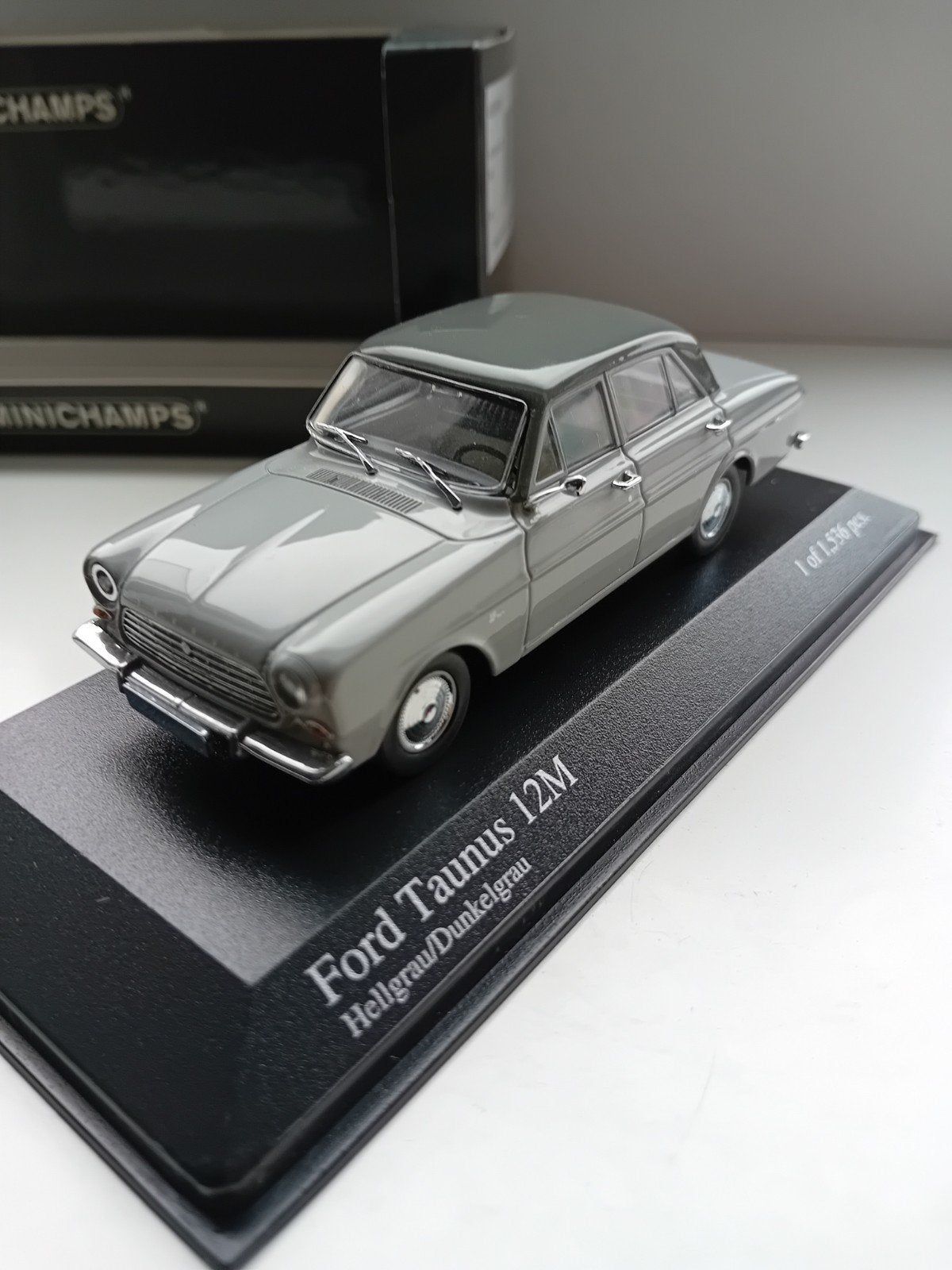 Minichamps Ford Taunus 12 M 1963., Ophalen of Verzenden, Zo goed als nieuw, Auto, MiniChamps