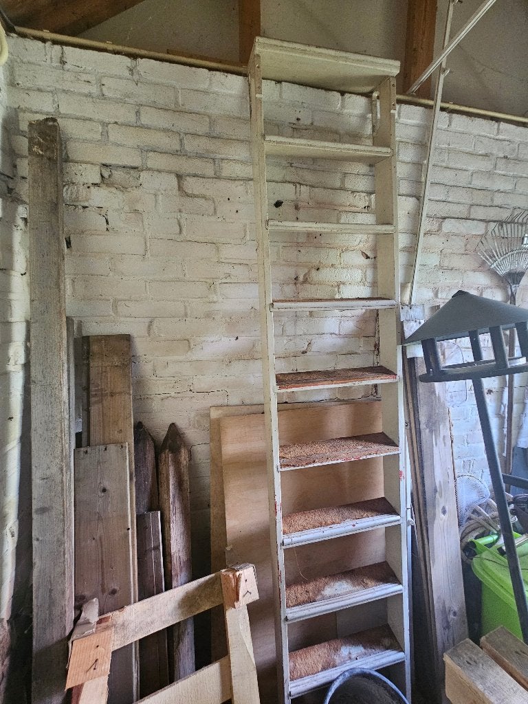 Houten trap, Doe-het-zelf en Verbouw, Ladders en Trappen, Ophalen, Gebruikt, Trap, 2 tot 4 meter