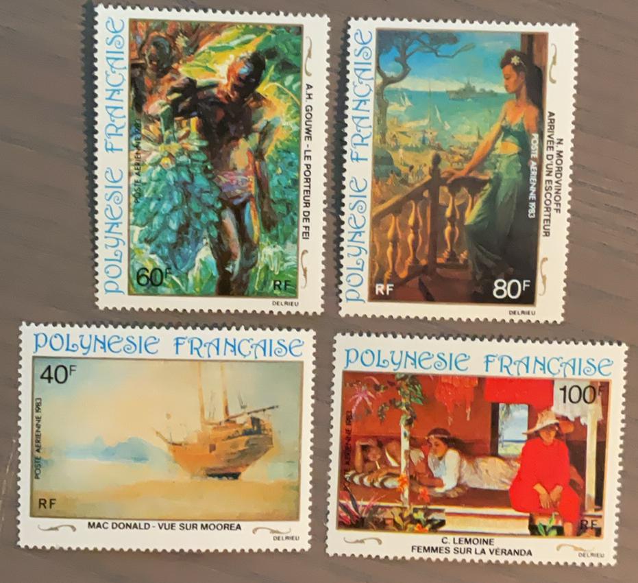 Polynesië - schilderijen, Ophalen of Verzenden, Postfris