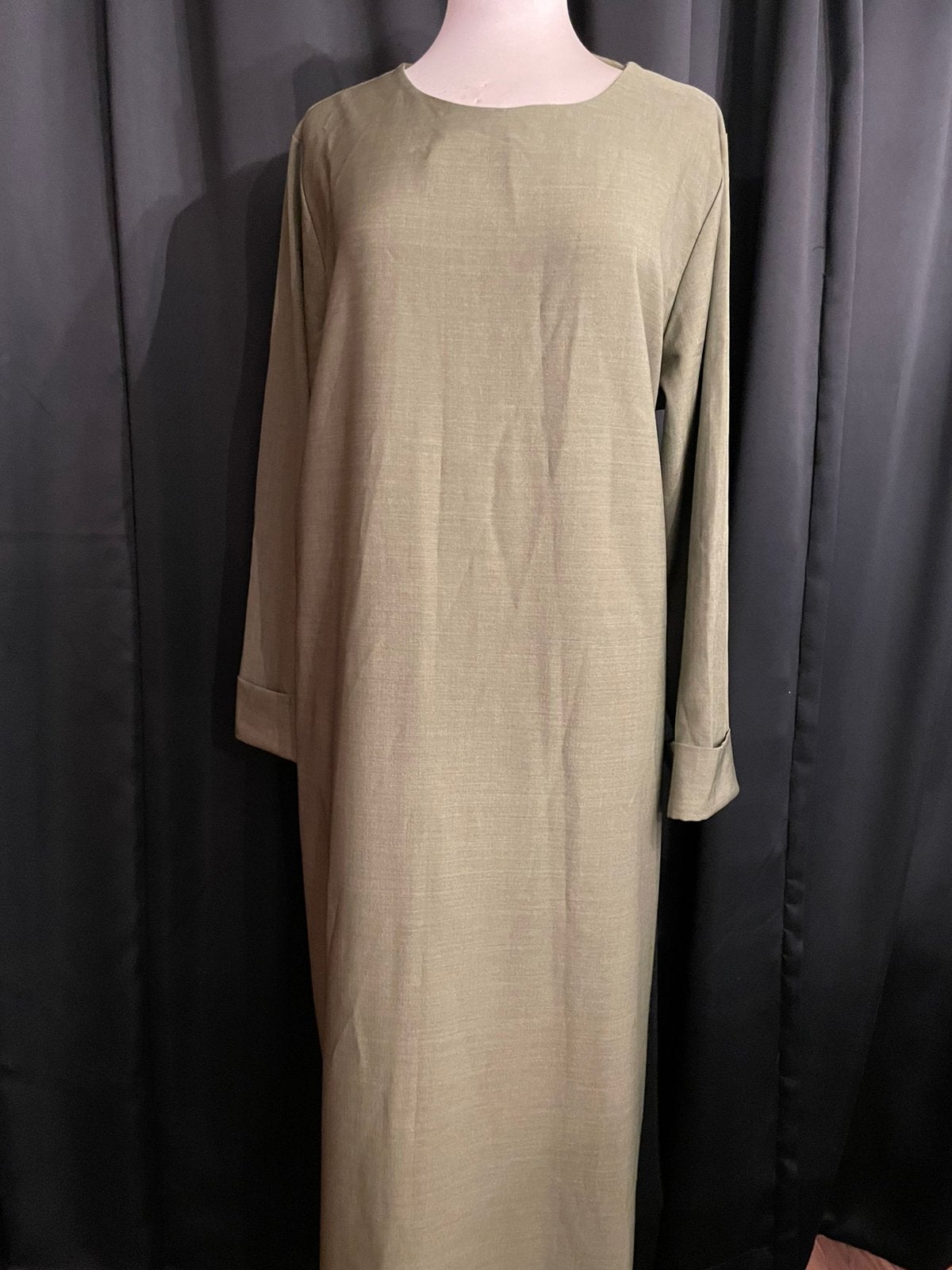 Mooie Jasminah Marokkaanse jurk/abaya, Maat 46/48 (XL) of groter, Ophalen of Verzenden, Zo goed als nieuw, Onder de knie