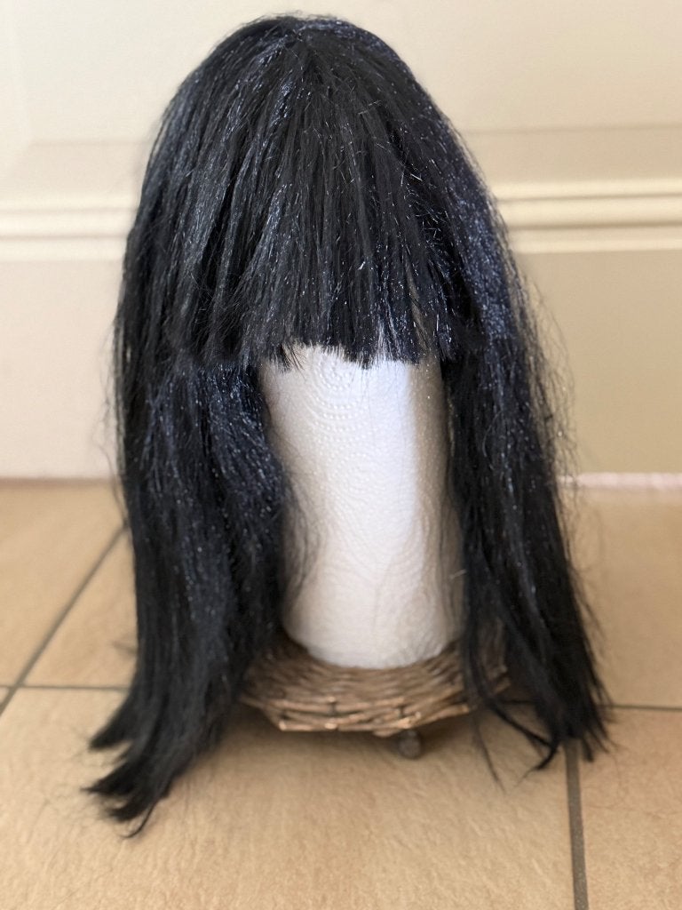 Cleopatra pruik, Onbekend., Ophalen of Verzenden, Zo goed als nieuw, One size fits all