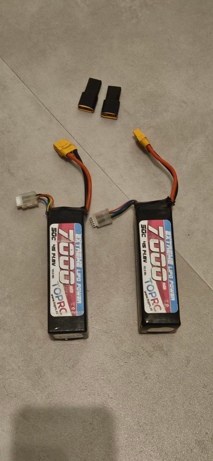 2x Toprc 4s 7000mah lipo's, Ophalen of Verzenden, Gebruikt