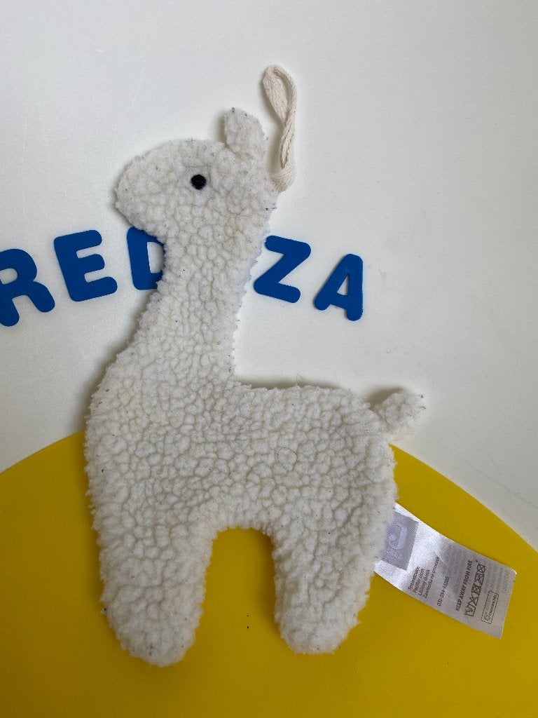 K4180 Jollein doekje lama alpaca wit, Ophalen of Verzenden, Zo goed als nieuw, Overige typen