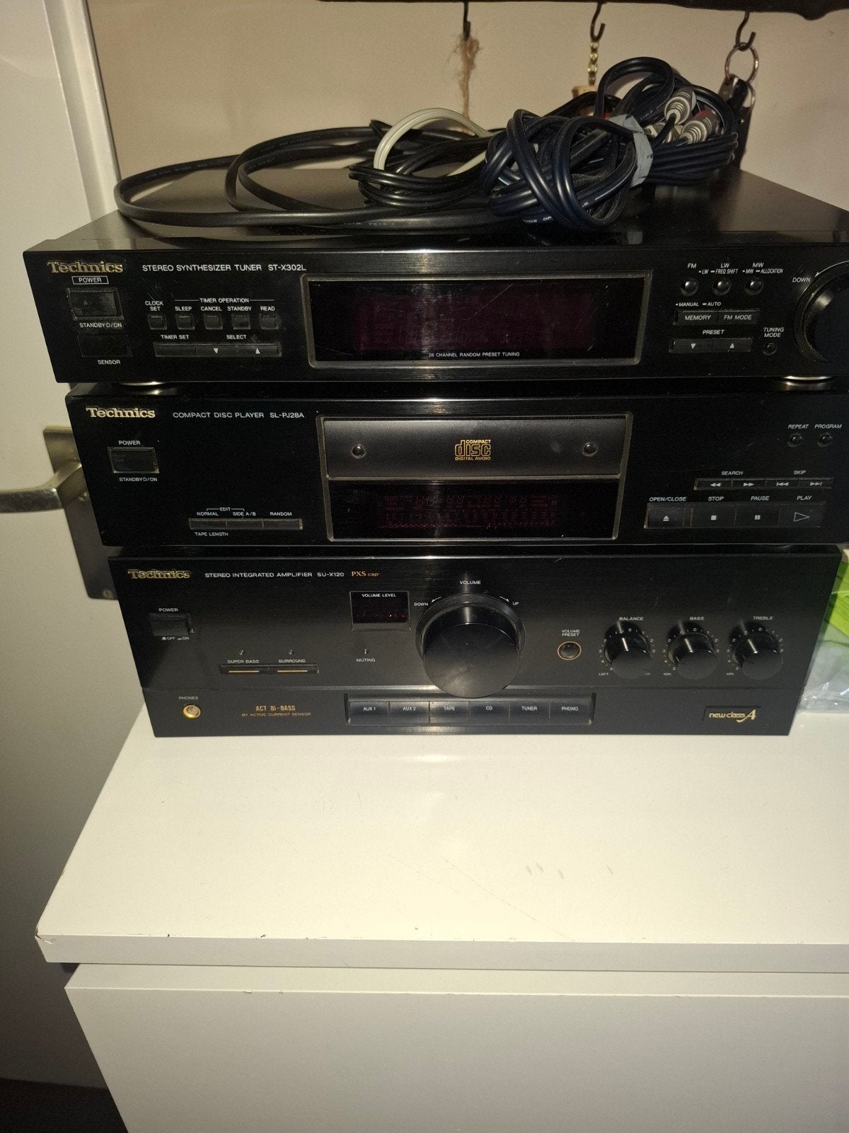 Technics Stereo Set: Tuner, CD-speler, Versterker, Gebruikt, Losse componenten, Cd-speler, Ophalen