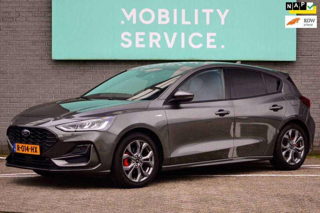Ford Focus 1.0 EcoBoost Hybrid ST-Line Style LED CarPlay Cli, Gebruikt, Euro 6, Origineel Nederlands, Handgeschakeld