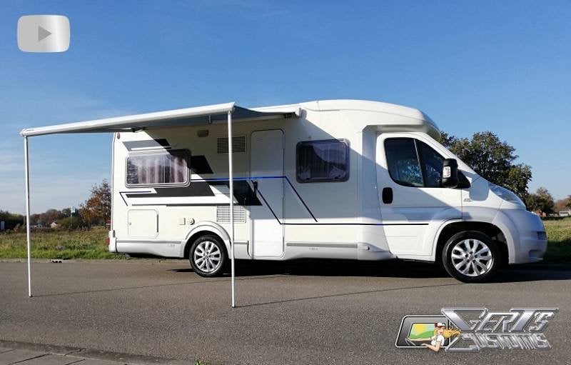 Chausson Flash 08 - Ruime en complete camper voor 4 pers., Standaard zit, Ringverwarming, Fiat, 6 tot 7 meter