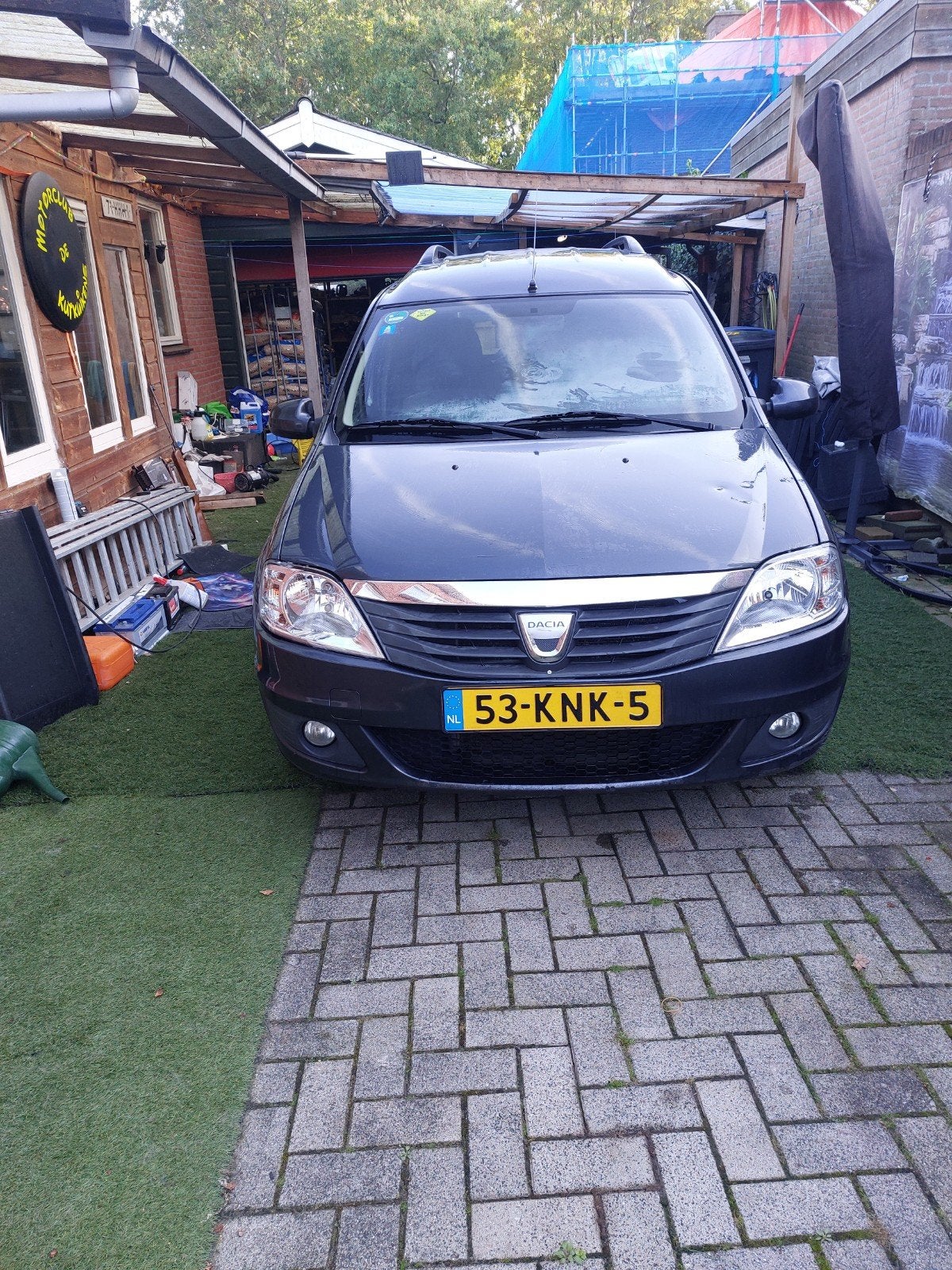 Dacia Logan 1.6 16V MCV 77KW 5P 2010 Grijs, Auto's, 1225 kg, 4 cilinders, 635 kg, Logan