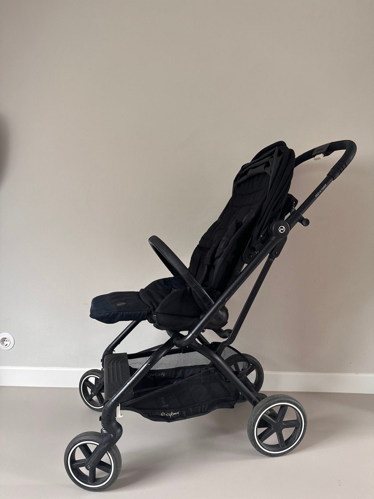 Cybex eezy s twist + 2  zwarte buggy, Ophalen, Gebruikt, Overige merken, Verstelbare rugleuning