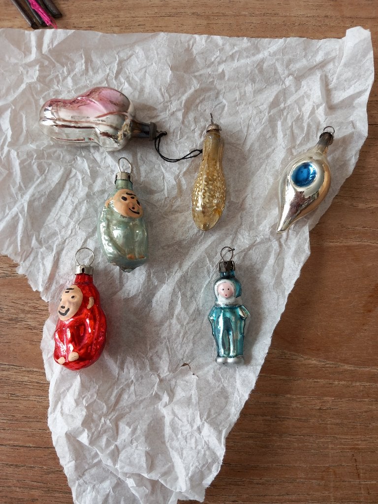 Kerstballen vintage, Diversen, Kerst, Ophalen, Gebruikt