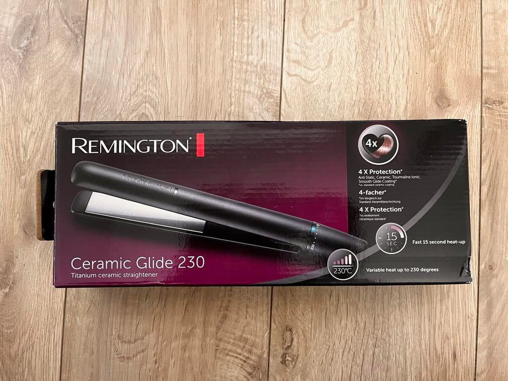 Remington Ceramic Glide 230 Stijltang S3700, Witgoed en Apparatuur, Ophalen of Verzenden, Zo goed als nieuw, Haarverzorging