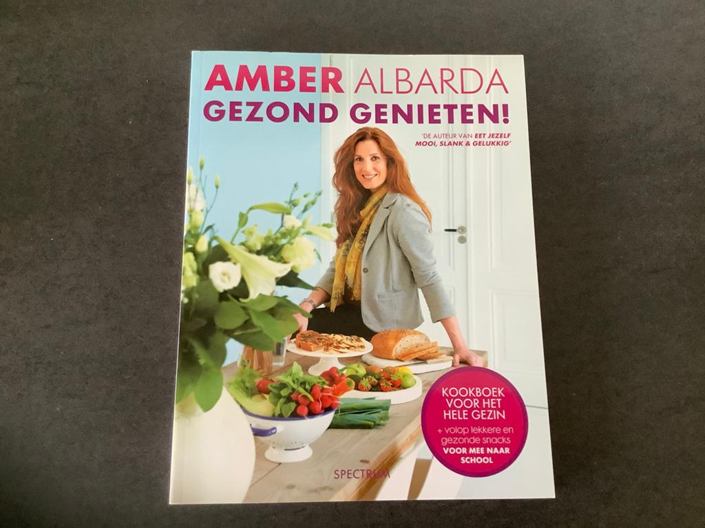 Amber Albarda, Gezond Genieten! Kookboek (NIEUW), Boeken, Hoofdgerechten, Nieuw, Ophalen of Verzenden, Gezond koken