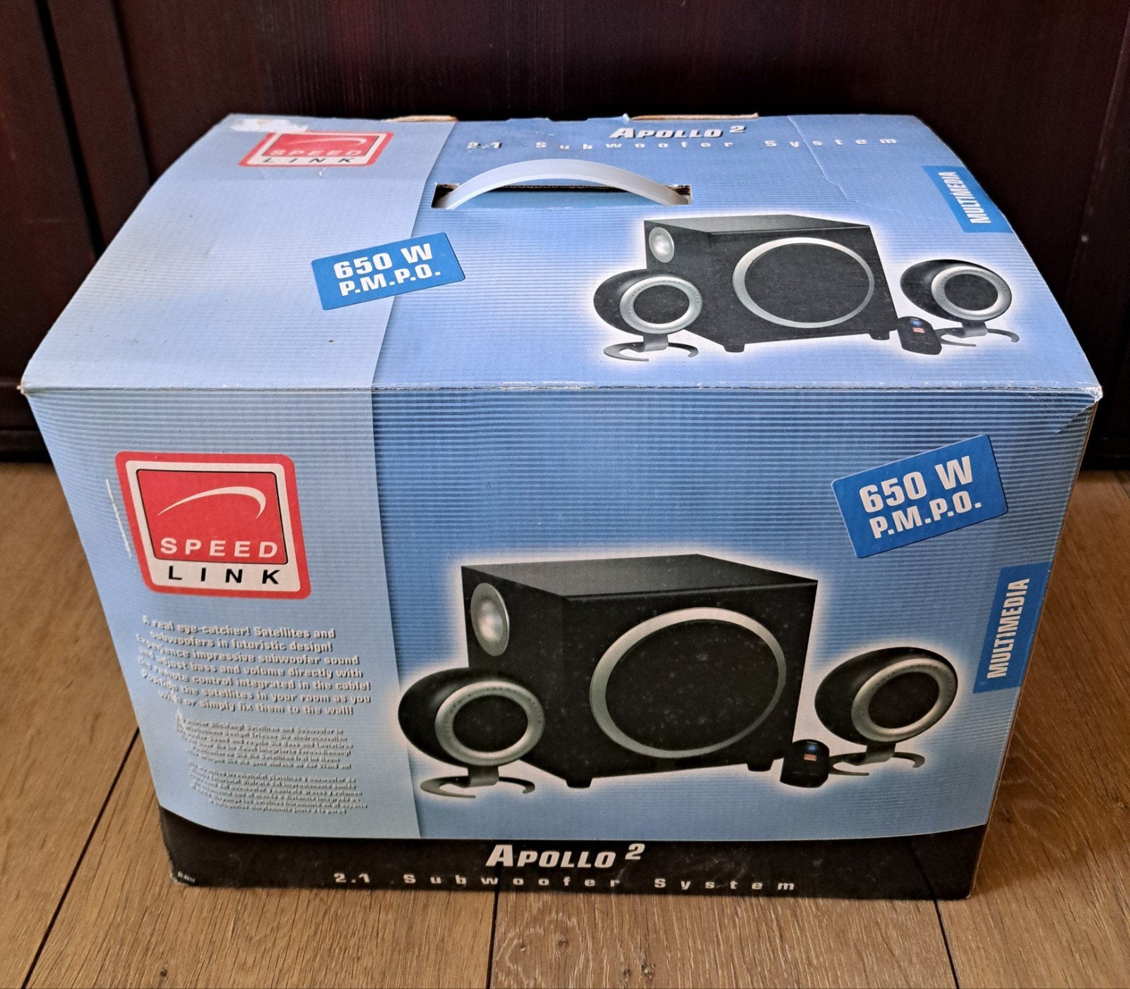 Speedlink Apollo² 2.1 PC Speakerset + Retro Sound Blaster CD, Computers en Software, Ophalen of Verzenden, Gebruikt