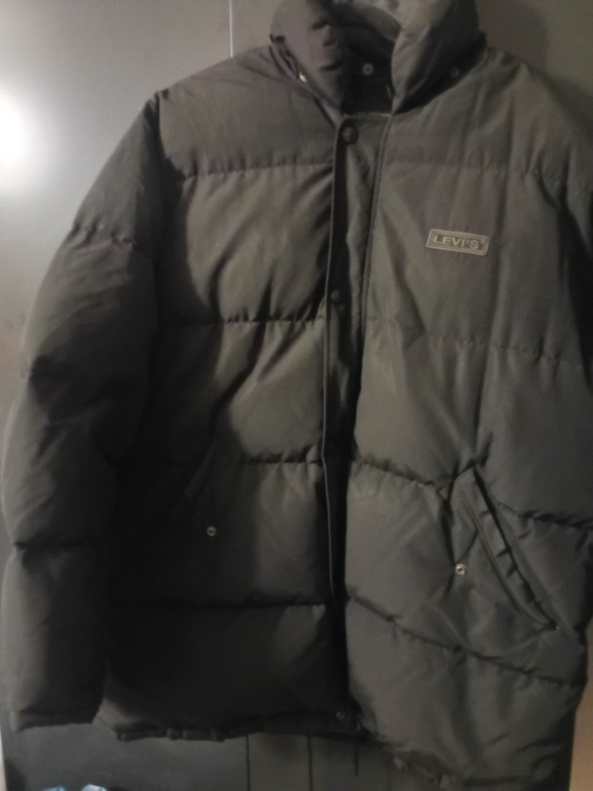 Levi's Puffer Jacket - Zwart - Maat L, Maat 52/54 (L), Levi's, Zwart, Ophalen of Verzenden
