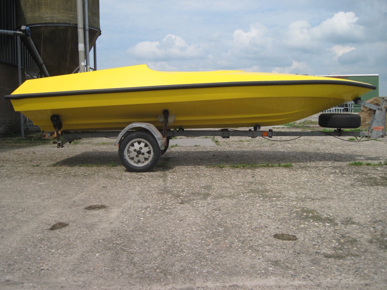 Piranha Panthera, 150pk V6 tweetakt BlackMax met trailer, Ophalen, Overige merken, Gebruikt, 120 tot 200 pk