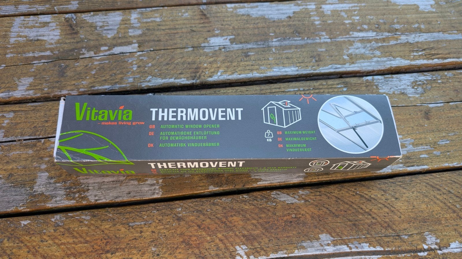 Vitavia Thermovent - greenhouse automatische raamopener, Tuin en Terras, Bergingen en Tuinkasten, Nieuw, Overige typen, Hout, Ophalen of Verzenden