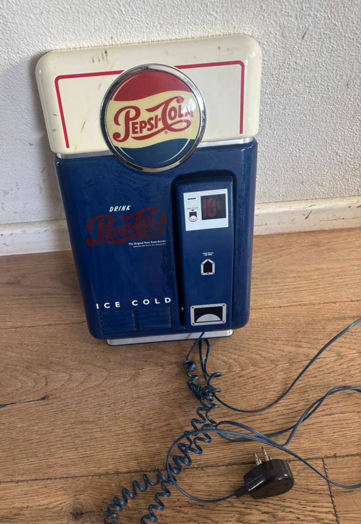 Vintage Pepsi-Cola Wandtelefoon – Werkend – Retro jaren 90, Verzamelen, Ophalen of Verzenden, Zo goed als nieuw, Gebruiksvoorwerp