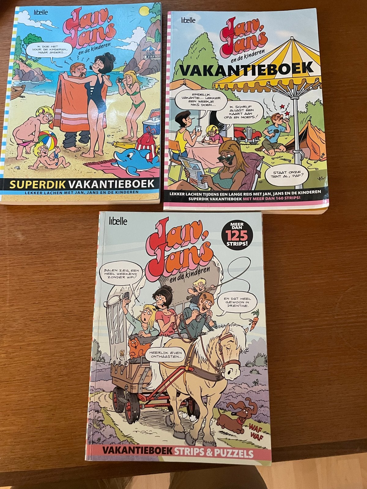 10 xKuifje en Jan, Jans en de Kinderen stripboeken, Meerdere stripboeken, Ophalen of Verzenden, Gelezen