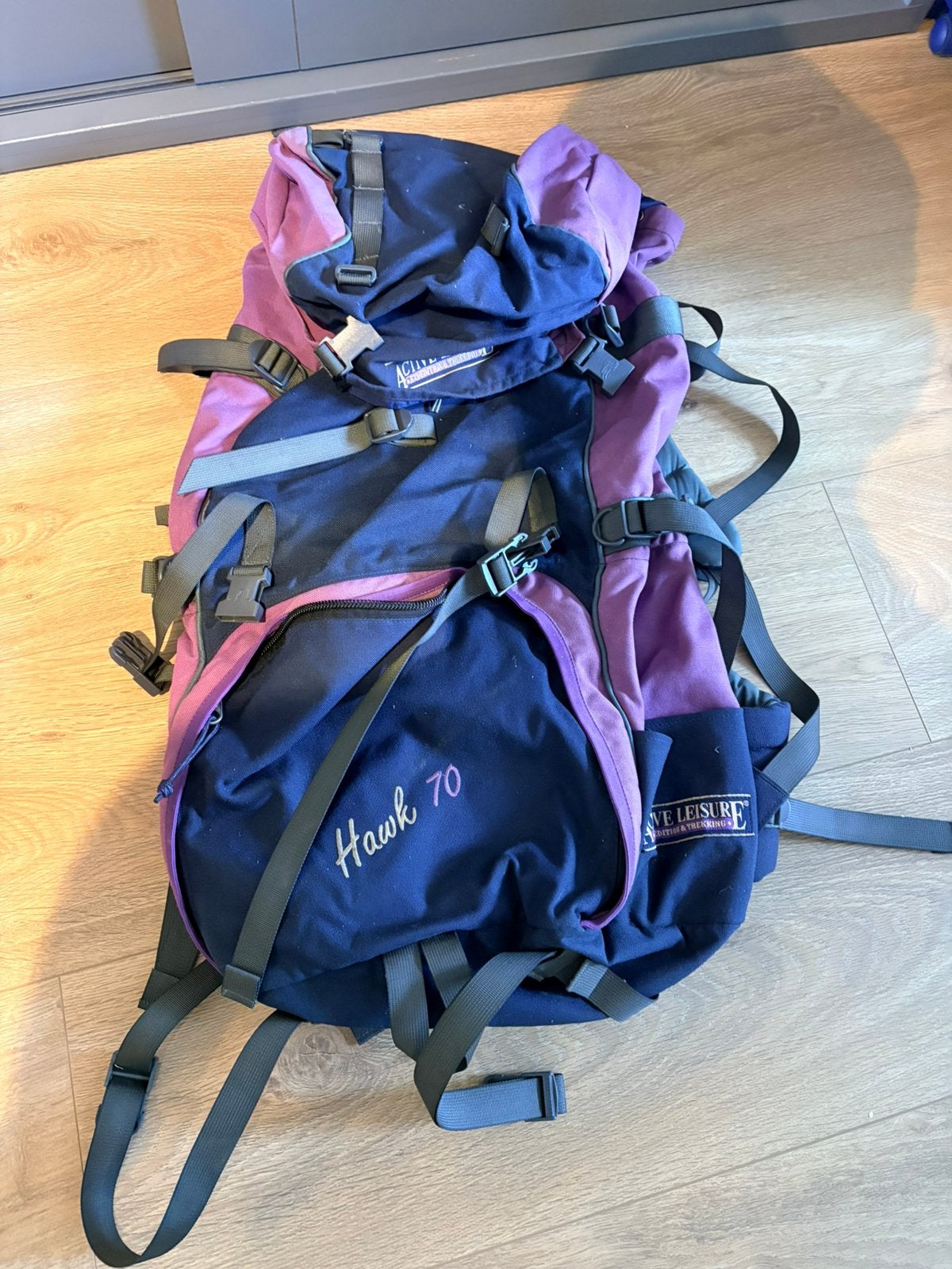 Rugtas active leisure, Overige merken, 40 cm of meer, Gebruikt, Ophalen of Verzenden