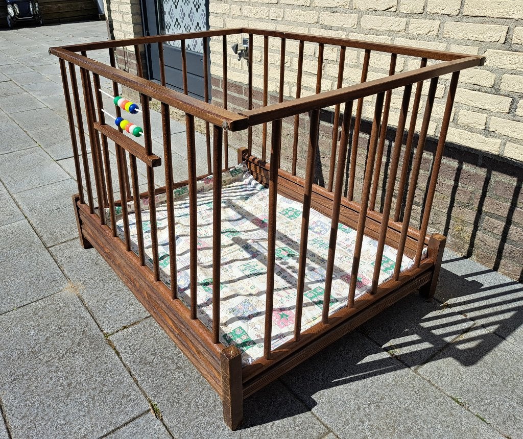 Inklapbare baby-box, Kinderen en Baby's, Ophalen, Gebruikt, Rechthoekig, Boxkleed