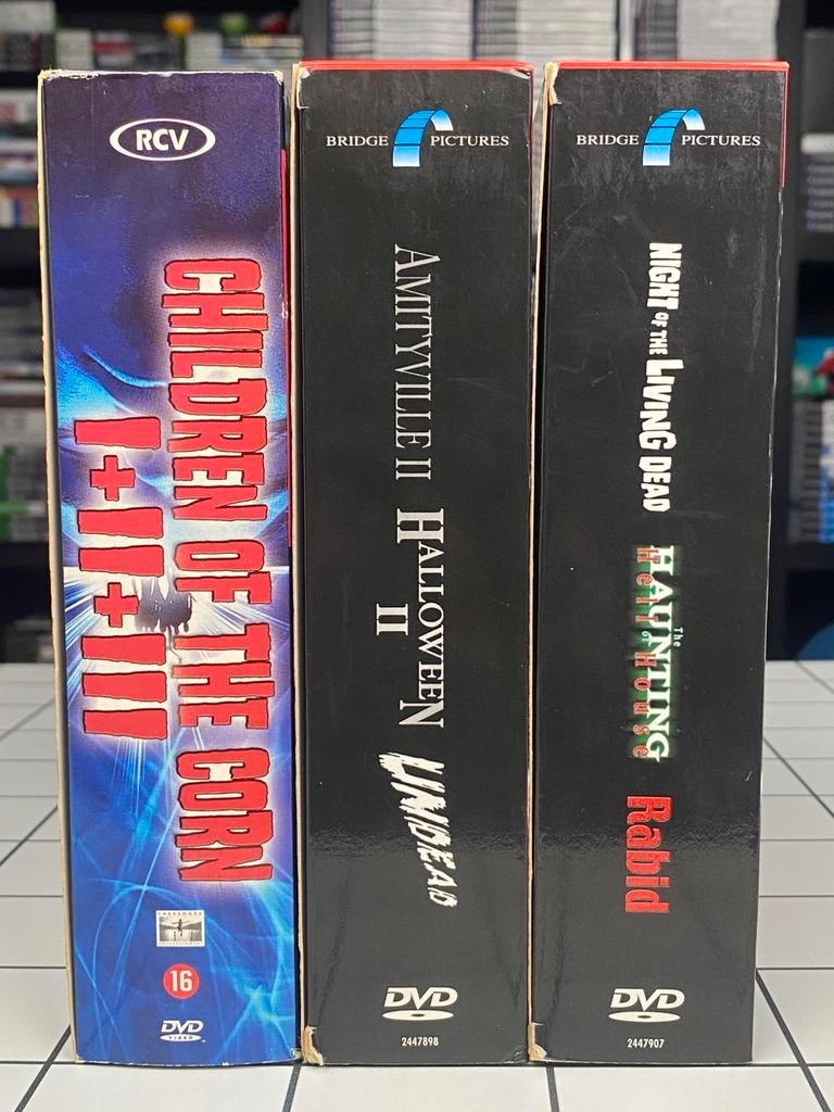 Horror DVD Box Set Bundel 9 Films Halloween Stephen King, Vanaf 16 jaar, Ophalen of Verzenden, Zo goed als nieuw, Boxset