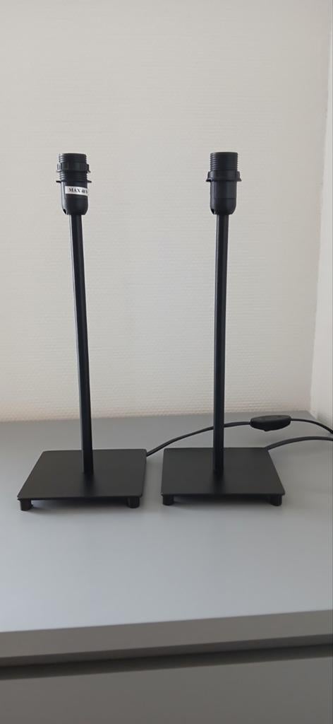 MOOI SET LAMPENVOETEN, Huis en Inrichting, Lampen | Tafellampen, Ophalen of Verzenden, Zo goed als nieuw, Metaal, Minder dan 50 cm