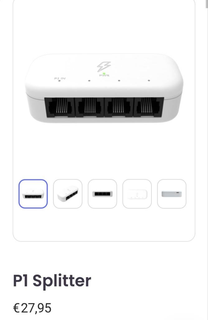 Homewizard P1 splitter - 4 poorten, Ophalen of Verzenden, Zo goed als nieuw