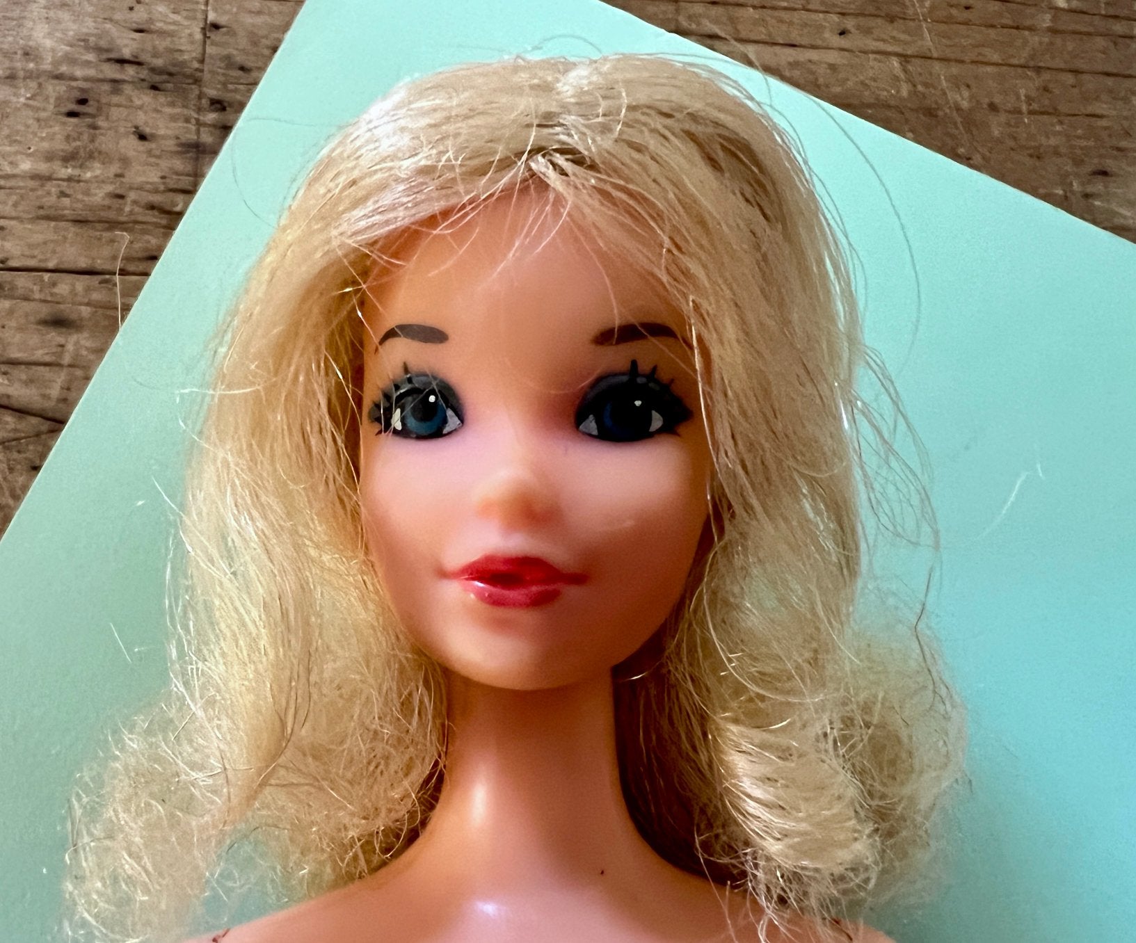 Vintage barbie quick curl Miss America, Ophalen of Verzenden, Gebruikt