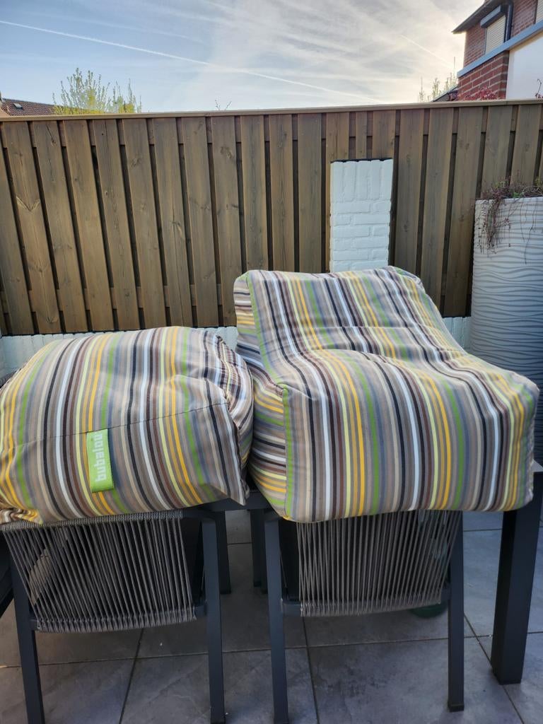 BUBALOU zitzak + poef, Tuin en Terras, Ophalen of Verzenden