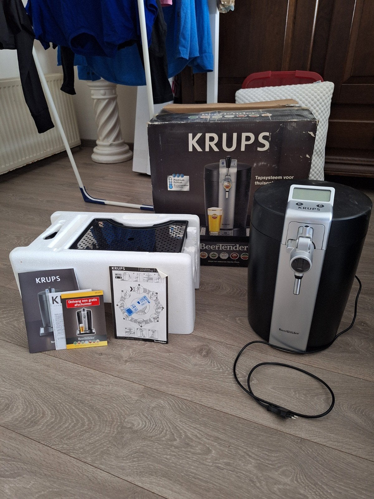 Krups BeerTender B95 thuistapsysteem, Ophalen of Verzenden, Zo goed als nieuw, Krups
