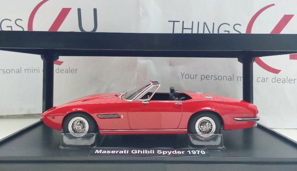KK-Scale 1:18 Maserati Ghibli Spyder met afneembare Softtop, Hobby en Vrije tijd, Ophalen of Verzenden, Nieuw, Auto, Overige merken
